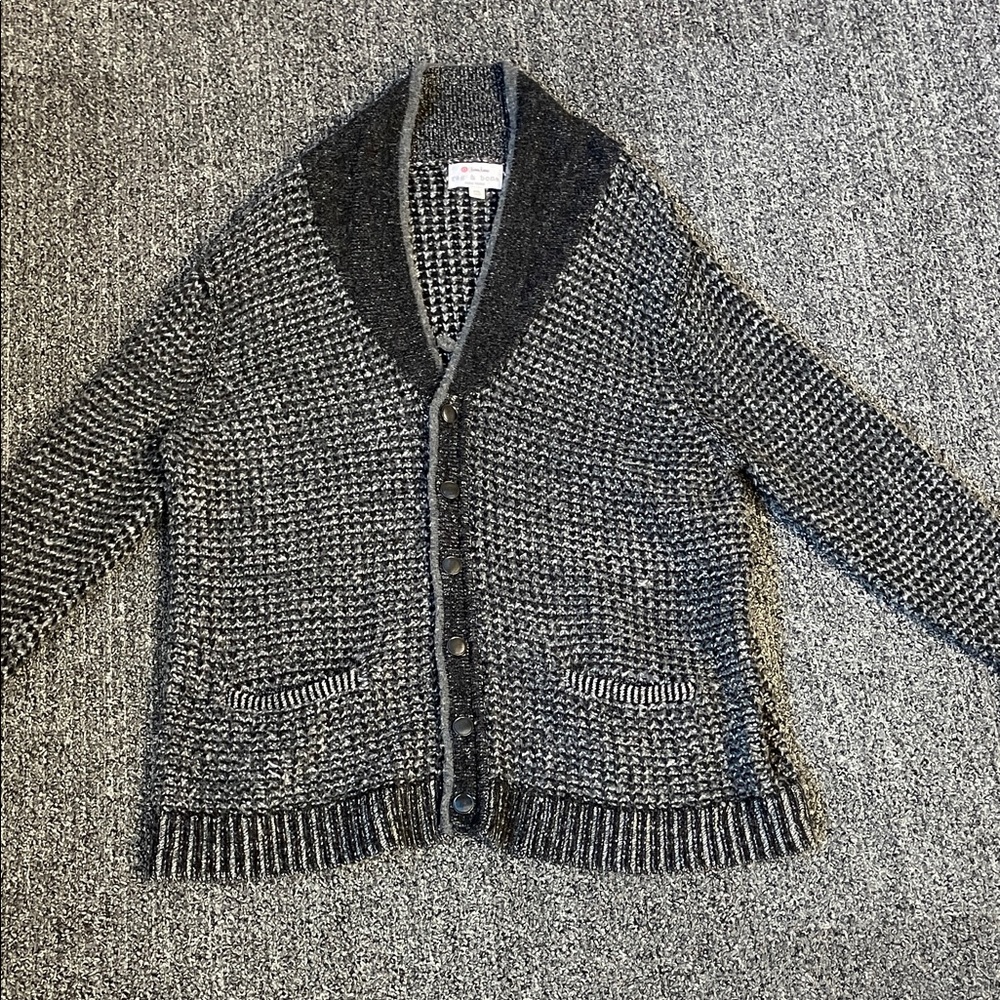 Rag & Bone xNeiman Marcus Cotton Wool Cardigan XXL Rustic Oversized Knit Sweater